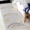 Jonathan Y Minha Rainbow Dot Modern Machine-Washable Gray/Ivory/Yellow 2 ft. x 8 ft. Runner Rug KDW102A-28 - alternate 1