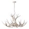 Jonathan Y Eldora 33" 6-Light Rustic Farmhouse Adjustable Resin Antler LED Chandelier, Beige JYL6318B - alternate 1