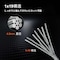Vevor 316 Stainless Steel Wire Rope Cable, 3/16", 1x19, 1000 ft reel RSSS004 - alternate 3
