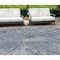 Homeroots 8' X 10' Blue Gray And Silver Abstract Washable Indoor Outdoor Area Rug 588007 - alternate 1