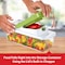 Brentwood Industries Food Chopper and Vegetable Dicer with 6.75 Cup Storage Container in Green KA-5022G - alternate 3