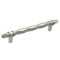 Amerock London 6-5/16 in 160 mm Center-to-Center Satin Nickel/Polished Chrome Cabinet Pull BP36650G1026 - alternate 1