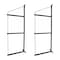Mytee Products Cargo Container Shelving Brackets, 3 Levels, 18in D x 60in H, 2PK CNT-SHELF3x2 - alternate 1