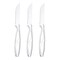 Smarty Had A Party Clear Disposable Plastic Steak Knives 360 Knives, 360PK 3745-CL-CASE - alternate 2