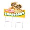 Signmission Fresh Baked Empanadas Die Cut Yard & Stake plastic window, 2436-Fresh Baked Empanadas C-DC-2436-DS-Fresh Baked Empanadas19 - alternate 1