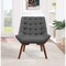 Osp Home Furnishings Shelly Tufted Chair, Charcoal SHE-K26 - alternate 3