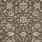 Homeroots 5' X 8' Chocolate Ivory And Gray Moroccan Washable Indoor Outdoor Area Rug 605152 - alternate 5