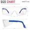 Bison Life Boxer, Safety Glasses, Anti-Fog & Anti-Scratch, Clear/Blue Lens ZH-BXSG-CLLBLT-MS16-6 - alternate 3