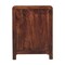 Homeroots 24" Brown Solid Wood Three Drawer Nightstand 651766 - alternate 3
