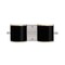 Besa Lighting Pogo Vanity, Black/Inner Gold, Satin Nickel Finish, 2x5W LED 2WS-7180GF-LED-SN - alternate 1