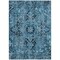 Homeroots 5' X 8' Denim and Gray Oriental Washable Non Skid Indoor Outdoor Area Rug 563749 - alternate 3