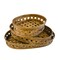 Homeroots Set of Three Brown Woven Wood Oval Baskets, 3PK 636205 - alternate 2