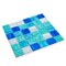 Apollo Tile Mingles 12 in. x 12 in. Glossy Blue and White Glass Mosaic Wall and Floor Tile 20 sqft/case, 20PK MIX4888BL593A - alternate 3