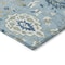 Homeroots 5' X 8' Sky Blue Ivory And Gold Damask Washable Indoor Outdoor Area Rug 599449 - alternate 4