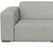 Homeroots 116" Gray Fabric Modular Sofa With Brown Legs 641012 - alternate 3