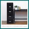 Space Solutions 14.25 in W 4 Drawer Vertical File Cabinet, Black 21618 - alternate 2