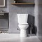 Anzzi Rev 12in 2pc 1.28 GPF Siphon Round Ceramic Toilet, White Soft Close Seat, ADA height Included TL-AZ071 - alternate 2