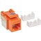 Intellinet Network Solutions CAT6 ORANGE KEYSTONE JACK UTP 210775 - alternate 2