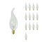 Bulbrite Incandescent CA11 Candelabra Screw Base E12 Light Bulb, 25 Watt, Clear, 14PK 861162 - alternate 1