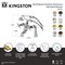 Kingston Brass 7" Center Deck-Mount Clawfoot Tub Faucet with Hand Shower, Antique Copper KS288AC - alternate 2