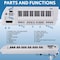 Pyle Electric Piano, 37 Keys Electric Keyboard Piano, Music Keyboard PKBRD37WT - alternate 2