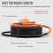 Vevor Self-Regulating Pipe Heating Cable 15FT 5W/FT Heat Tape with Thermostat 5MLTV1-15 - alternate 2