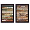 Homeroots Set Of Two Family and Man Cave Rules 1 Black Framed Print Wall Art, 2PK 405745 - alternate 1