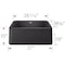 Blanco Ikon 27 Apron Single Bowl, Anthracite 402311 - alternate 2
