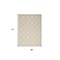 Homeroots 4' X 6' Cream And Beige Trellis Indoor Outdoor Area Rug 545554 - alternate 4