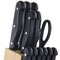Gibson Home Westover 13 Piece Stainless Steel Cutlery Set in Black with Wood Storage Block 127727.13 - alternate 2