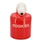Gibson Peanuts Hello Cookies 8.2 Inch Ceramic Snoopy Cookie Jar w/ Lid in Red 750123592M - alternate 2
