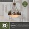 Vaxcel Yellowstone 4-Light 24 in. Wide Burnished Bronze Rustic Moose Bowl Pendant Light Amber Glass PD55624BBZ - alternate 2