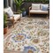 Homeroots 5' X 7' Ivory And Blue Indoor Outdoor Area Rug 527614 - alternate 3