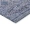 Homeroots 5' X 8' Blue Aqua And Charcoal Floral Washable Indoor Outdoor Area Rug 606183 - alternate 3