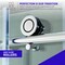Anzzi Don 60" x 62" Frameless Sliding Tub Door in Polished Chrome SD-AZ17-01CH - alternate 2