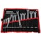 Sunex 12 Pc. Metric Full Polish V-Groove Combination Wrench Set 9917MA - alternate 1
