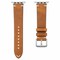 Elegani Vintage Oil Leather Band Compatible with Apple Watch 38mm, Yellow, Rose Gold Buckle LOT2-YLW-RGD-38 - alternate 1