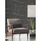York Wallcoverings Block Black and Metallic Wallpaper AG2073 - alternate 2