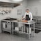 Amgood 24 in. x 48 in. All Stainless Steel Work Table, 35in. Height Commercial Prep Table with AMG WTSS-2448-Z - alternate 2