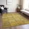 Homeroots 10' X 14' Gold Wheat And Gray Patchwork Washable Indoor Outdoor Area Rug 581604 - alternate 4