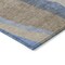 Homeroots 9' X 12' Taupe Tan And Blue Abstract Washable Indoor Outdoor Area Rug 601018 - alternate 3