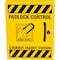 Encore Packaging Lockout Tagout Station - Small - 14.25' x 11.5 in x 4 in- Yellow IFS-5730-SM - alternate 1