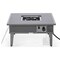Leisuremod Walbrooke Patio Square Fire Pit and Tank Holder with Slats Design, Grey WGRS-27-20-GL - alternate 2