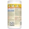 Clorox CloroxPro Disinfecting Wipes, 1-Ply, 7 x 8, Lemon Fresh, White, 75/Canister, 6PK 15948 - alternate 3
