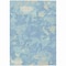 Homeroots 5' X 8' Sky Blue And Denim Blue Abstract Washable Indoor Outdoor Area Rug 609577 - alternate 2
