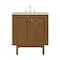 James Martin Vanities Laurent 30" Single Vanity, Honey Oak w/ 3 CM Lime Delight Silestone Top 545-V30-HNO-3LDL - alternate 1