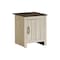 Monarch Specialties Accent Table, 22-in. H, End, Side, Storage, Nightstand, Bedroom, Beige Laminate, Dark Oak I 2509 - alternate 1