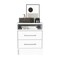 Homeroots 20" White Wood Two Drawer Nightstand 543668 - alternate 3