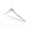 Nahanco 17in High Gloss White Wooden SlimLine Suit Hanger w/ Pant Bar and Gold Hook, 50PK SL70517WB50GH - alternate 2