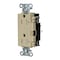Hubbell Wiring Device-Kellems Straight Blade Receptacle, 5-20R, 20 A, 125V AC, 2 Pole, 3 Wire, Surface Mount, Grounded DR20STITR - alternate 1